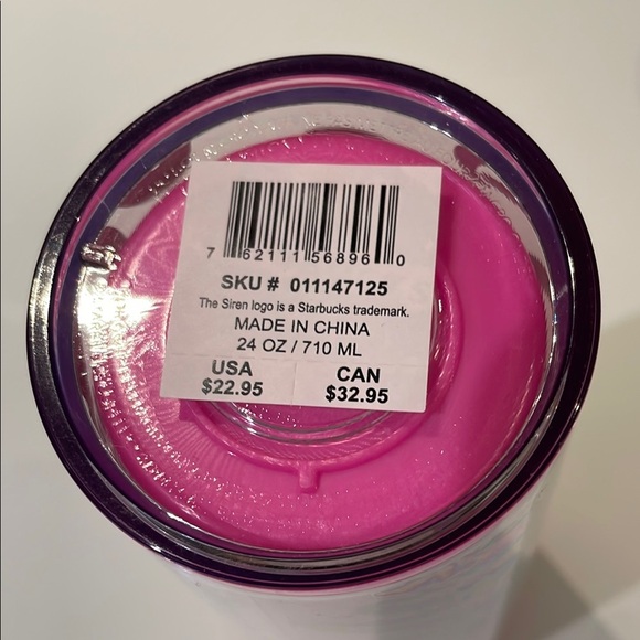 Starbucks Limited Edition Holiday 2023 Hot Pink / Color Changing Venti Tumbler - Picture 6 of 7